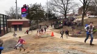 Students Rush to Right Field Seats