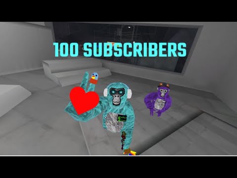 100 Subscribers Special Gorilla Tag Youtube