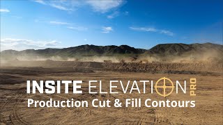 InSite Elevation Pro -  Cut and Fill Contour Map For Improved Accuracy and Validation