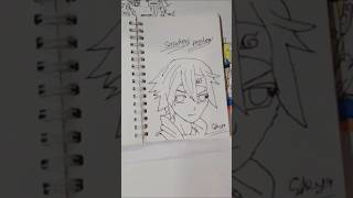 Naruto anime sasuke nephew sketch | sasukey sketch