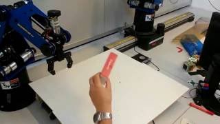 Object identification localization and grabbing with Kinect and ScorbotEr 4u
