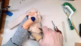 Carving the Sports Bear #7