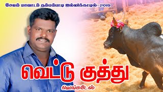 Jallikattu சேலம் மாவட்டம் தம்மம்பட்டி ஜல்லிகட்டில் கொப்பம்பட்டி வெட்டு குத்து வெங்கடேஷ்  காளை-2019