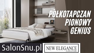 Półkotapczan / łóżko w szafie Genius New Elegance