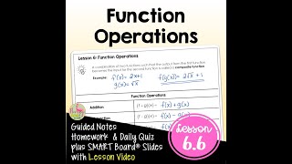 6 6 Function Operations