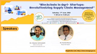 Blockchain in Agri- Startups: Revolutionizing Supply Chain Management