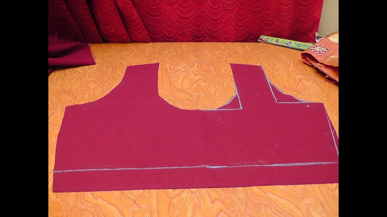 Simple Blouse Cutting Part 1 Youtube