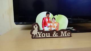 MDF table top frame USING 3d Sublimation Machine