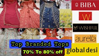 టాప్ బ్రాండెడ్ డ్రెస్సులు\u0026కుర్తీలు@70 to 80%off|Top most branded dresses,kurtis@big discounts|Bsmart