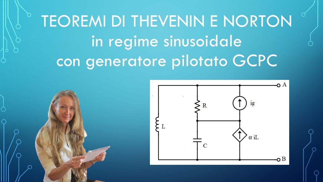 Esercizio Guidato Circuito Di Thevenin E Norton In Regime Sinusoidale ...