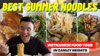 THE BEST NOODLES FOR SUMMER! Vietnamese Food Tour in Canley Heights Sydney / crispy skin chicken