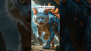 The Rise of Dino Cat! #cat #catlover #funnyvideo