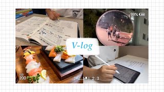 [VLOG] 기말고사 브이로그 • 09년생 시험기간 브이로그 • 기말준비 • 중2 첫 기말고사