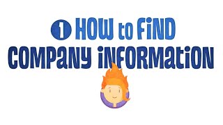 Companies House Explainer Animation: 1. How To Find Company Information