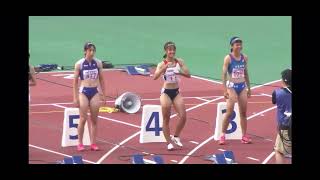 【2023年 北海道インターハイ】女子100m準決勝 1組〜3組