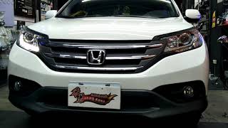 [台南禾易]HONDA CR-V 4代 安裝 炫光彗星淚眼日行燈(小編版)