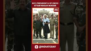 BCCI President Roger Binny & VP Rajeev Shukla Crossed Attari–Wagah Border To Visit Pak For Asia Cup