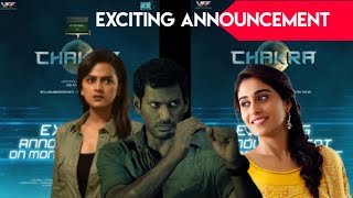 Chakra / Exciting announcement / Vishal / Regina / Shraddha Srinath / CINEWOODS. TV