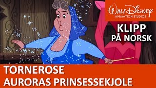 De gode feene og Auroras prinsessekjole | Tornerose | Disneyklassiker Norge