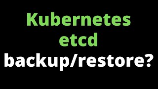 Kubernetes Tutorial For Beginners | Kubernetes Backup and Restore Explained Step by Step
