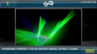 Scorpion GVC - Bright, color-mixing aerial effect laser by CHAUVET