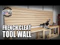 DIY French Cleat Tool Wall