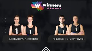 Winners Beach Volleyball. Men. O. Kopachov / P. Horodiuk - M. Kyselov / V. Maksymovych  13.01.2025