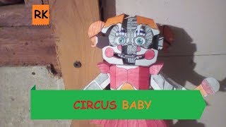 Como dibujar a circus baby de fnaff 1 parte/how to draw circus baby from  fnaff part 1