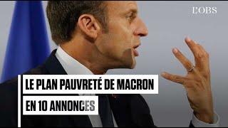 Crèches, cantine, insertion : le plan pauvreté de Macron en 10 annonces