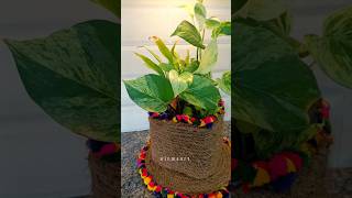 DIY Coir basket #diy #art #homedecor#jutedecor#craft #jute#home#easy #lowbudgetcraft