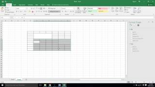 Merge cells - excel 2016 - video 44