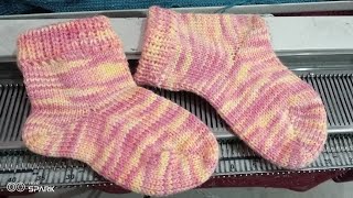 socks🧦🧦🧦🧦🧦🧦 in knitting machine #बुनाई मशीन में जुराब कैसे बनाएं?