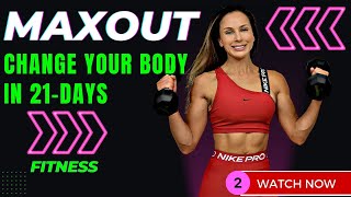 KILLER HIIT Workout - Low Impact Cardio, Strength and Pilates HIIT | 21-Day MAXOUT Challenge