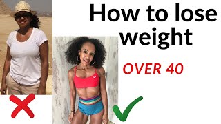 How to lose weight over 40 female