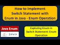 How to Implement Switch Statement with Enum in Java - enum Operation | enum in Java | Java Tutorial