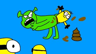 Shrek vs Minion Recap animation cartoon