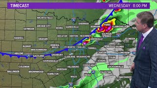 DFW Weather: Latest timeline for rain and thunderstorm chances