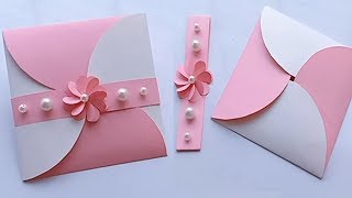 How to make Envelope New Year Card//Handmade easy card Tutorial