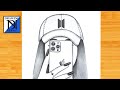 How to draw a Girl taking selfie -Pencil sketch || Step by Step Drawing || Drawing easy || Drawing