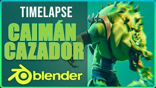 Esculpiendo en blender / Blender sculpture timelapse