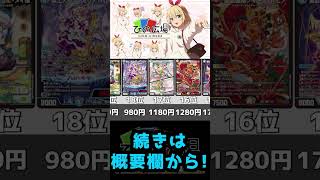 【初動ランキング】「超感謝祭 ファンタジーBEST」【DM24-EX1】#shorts  #dm #デュエルマスターズ #デュエマ #ランキング #横スクロール #比較 #雑学 #ひの広場