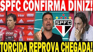 INFORMAÇÃO DE AGORA! FERNANDO DINIZ VOLTA AO SPFC! SPFC NEGOCIA COM DINIZ! TORCIDA NÃO QUER!