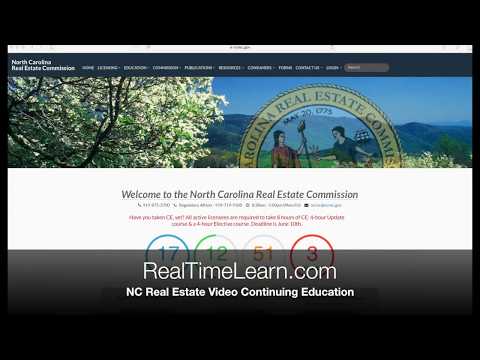 Check your NC real estate broker continuing education credits online Check your NC real estate broker continuing education credits online