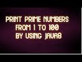 write a java8 program to print prime numbers?