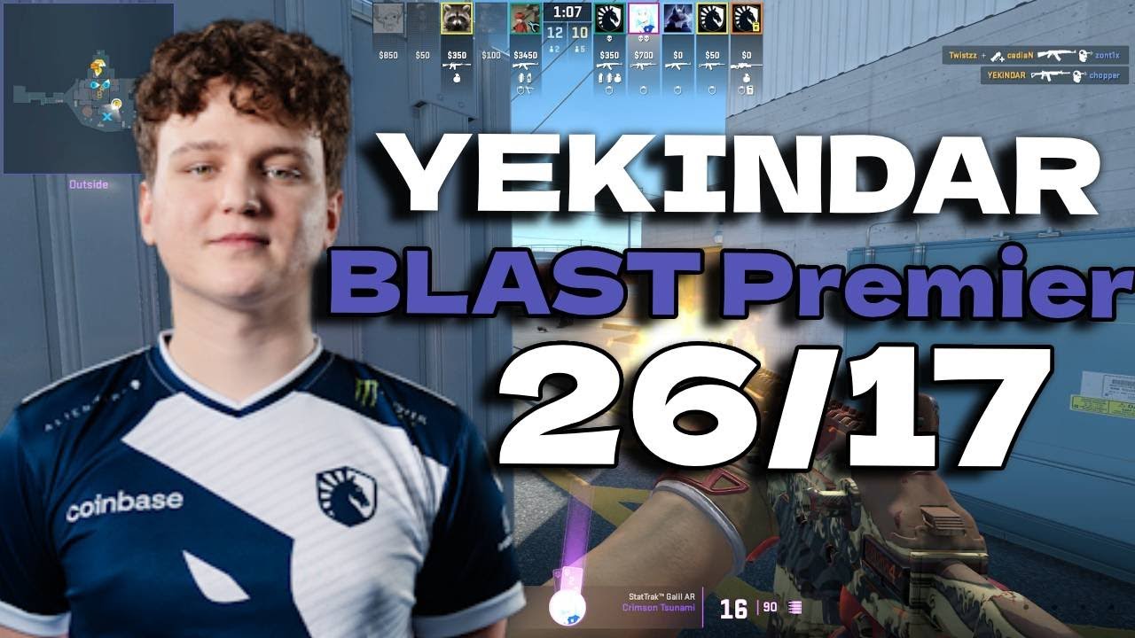 CS2 POV Liquid YEKINDAR (26/17) Vs Spirit (Nuke) BLAST Premier Spring ...