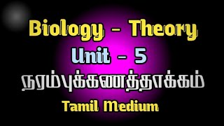 நரம்புக்கணத்தாக்கம் | Biology Tamil Medium  | Unit 5 | Animal Form and function