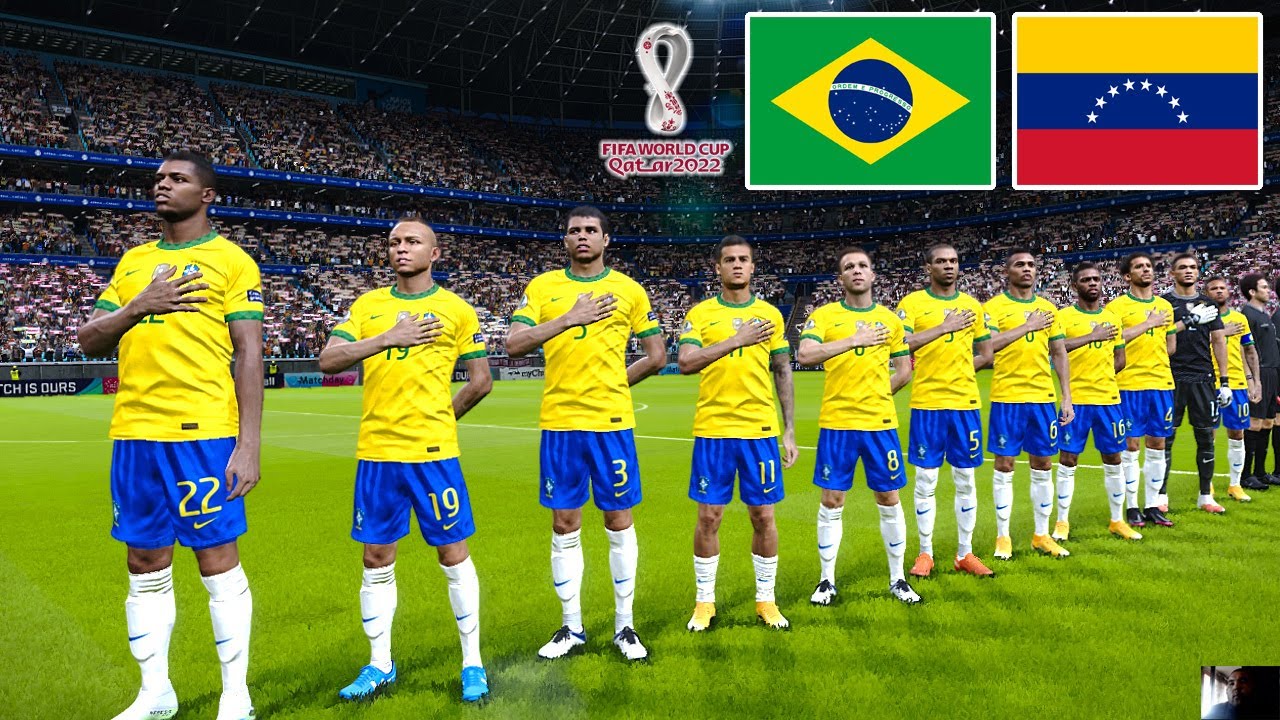 PES 2021 - BRAZIL Vs VENEZUELA - World Cup 2022 Qualification (South ...