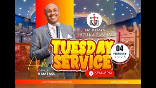 TUESDAY 4/2/2025 SERVICE WITH APOSTLE YOSHUA N. MASASU