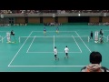 14 全日本高等学校選抜ソフトテニス大会　男子準々決勝 4 2