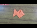 paper fish making easy origami fish tutorial